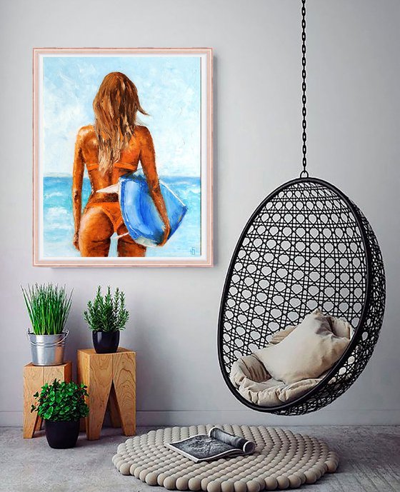 Fresh wind Surfer Girl