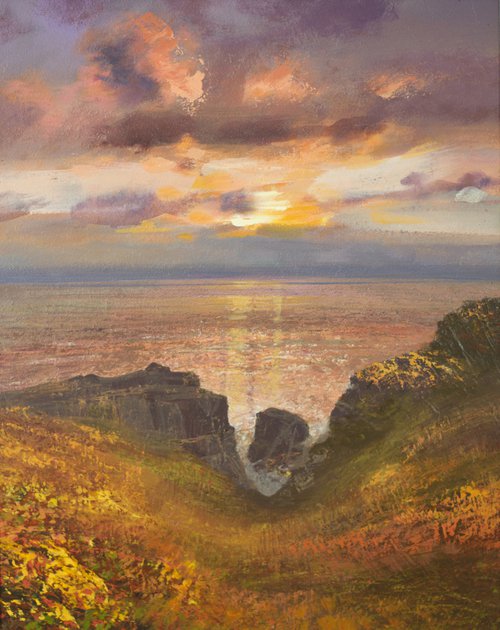 LATE SUN, MONREITH by KEVAN MCGINTY