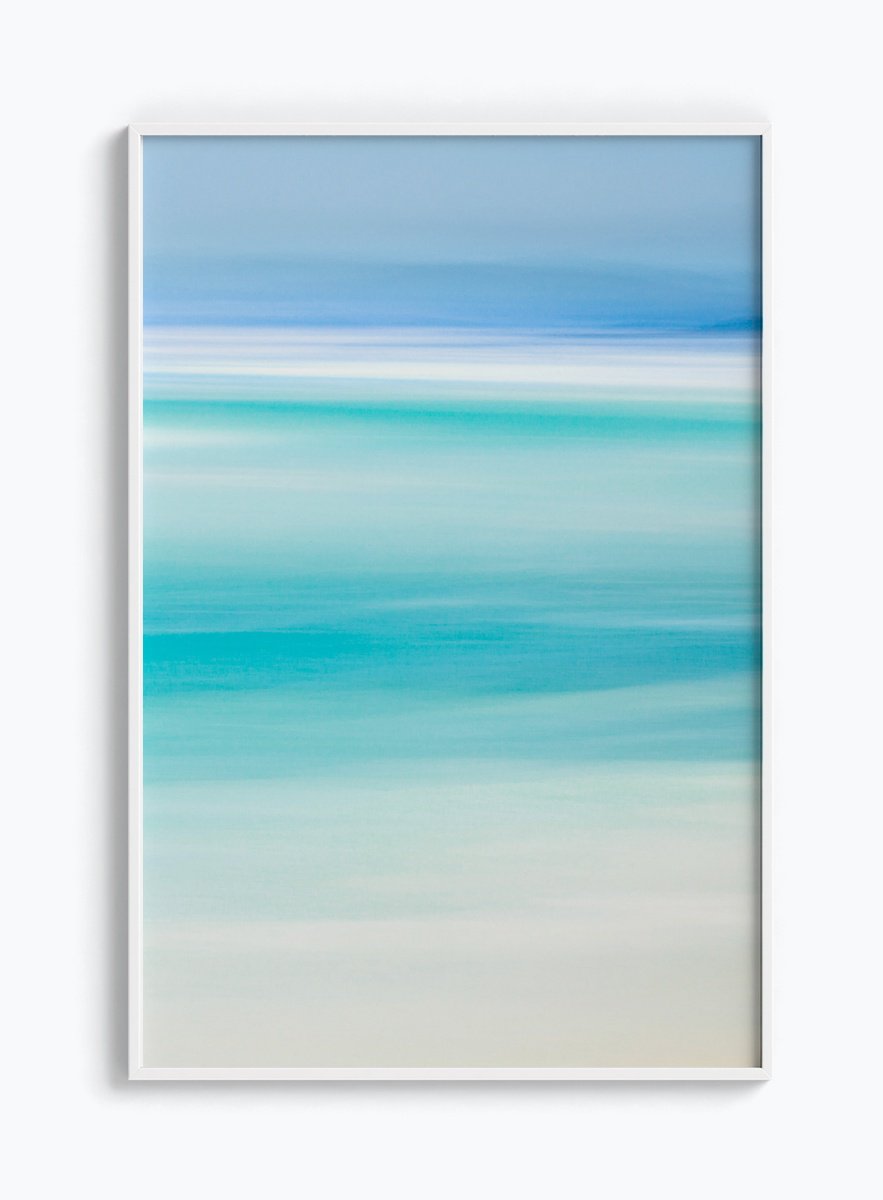 Abstract Landscape Photograph By Lynne Douglas, 36 X 52", Hebridean Watercolours, Original Artwork