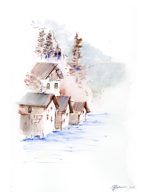 Sketch from a trip to Austria