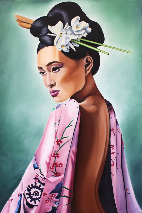 Geisha III: Draped in Silk