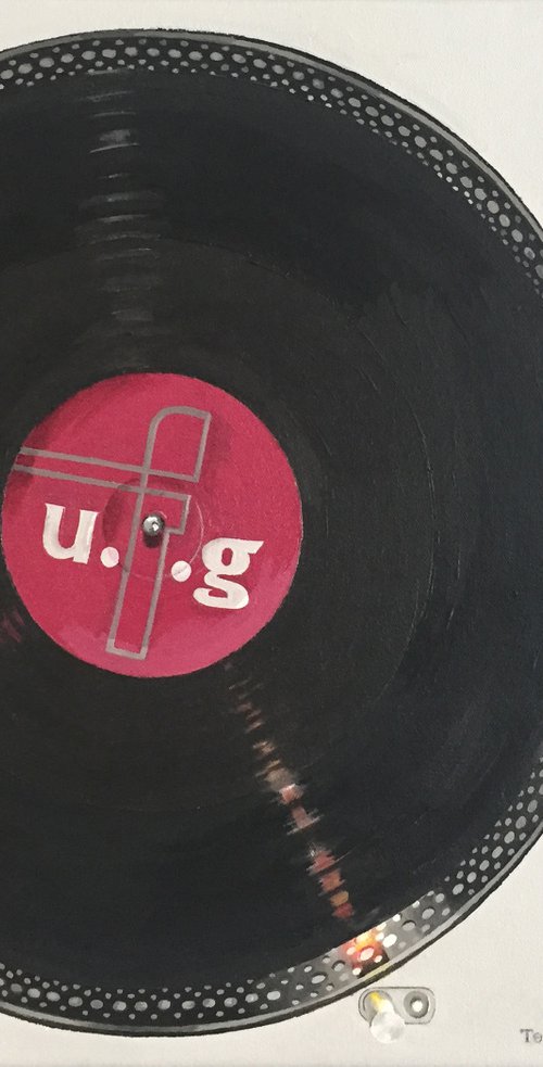 Technics Vinyl Deck by Helen Sinfield