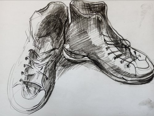Boyfriend's boots by Oxana Raduga