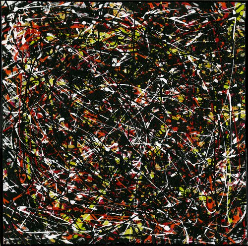 Pollock Remembered 2 - Abstract Painting by Kathy Morton Stanion by Kathy Morton Stanion
