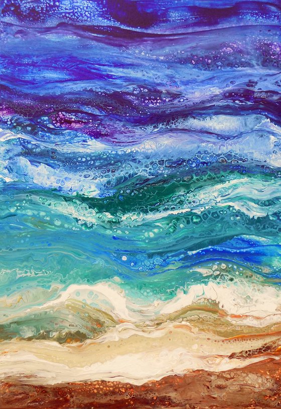 The sound of the sea *- large modern abstract seascape