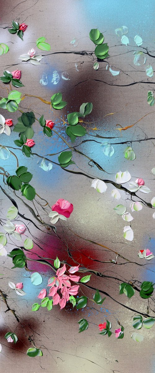 "Pink Flowers I" by Anastassia Skopp