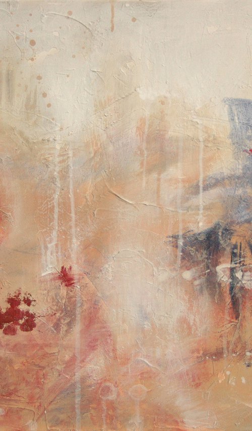 "In The Middle Of Nowhere". Original abstract painting. by Rumen Spasov