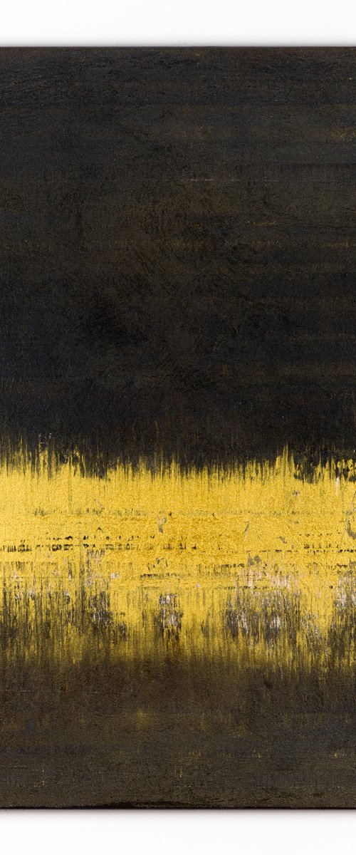 Gold abstract painting GB416 by Radek Smach