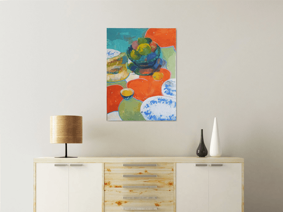 STILL LIFE WITH MELON
