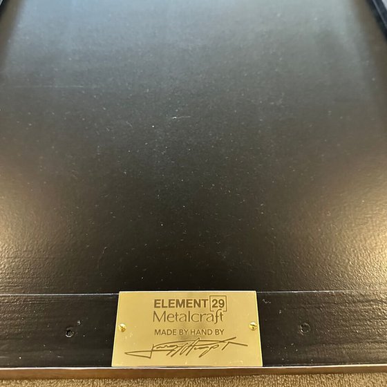 "Intervals " Copper Patina Wall Relief