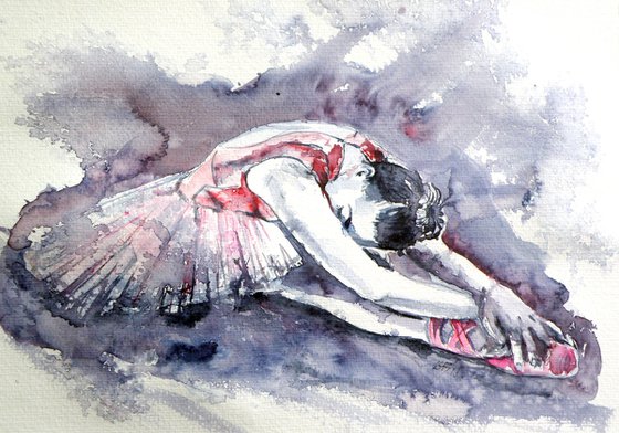 Ballerina dancing