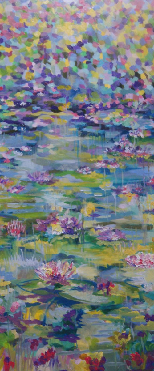 Monet's Garden 11 by Lesley Blackburn