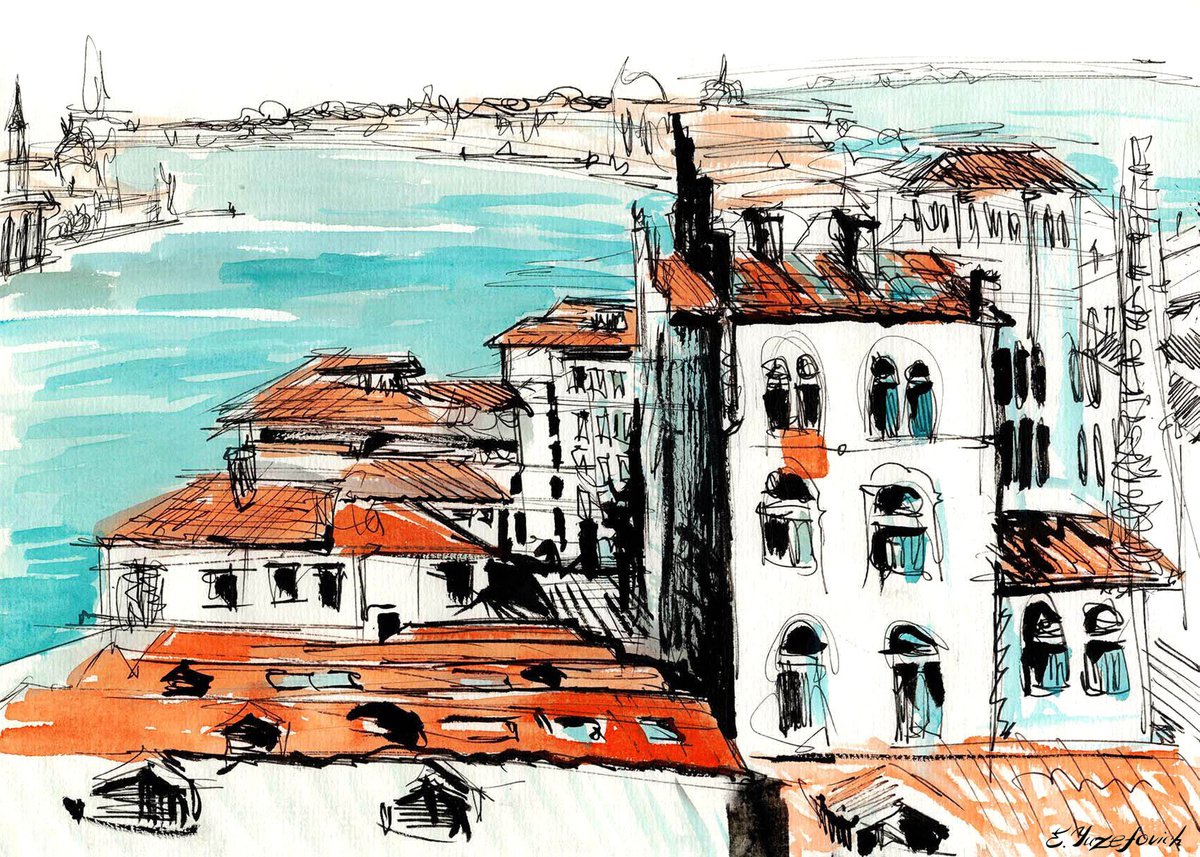 Venice. View from Giudecca island by Elena Yuzefovich