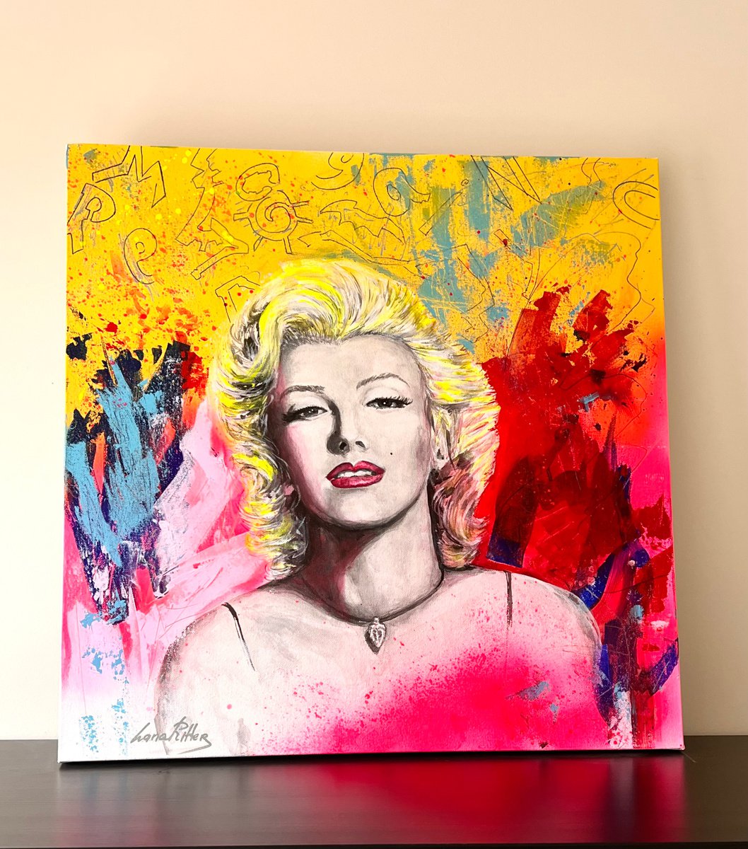 Marilyn Monroe Icon by Lana Ritter