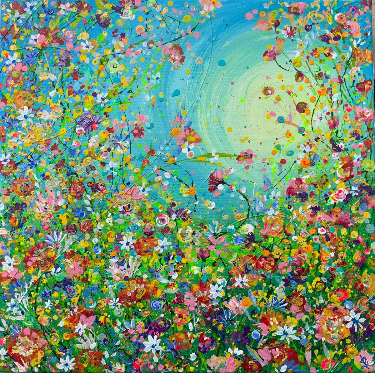 Colour My World Floral Meadow by Jan Rogers