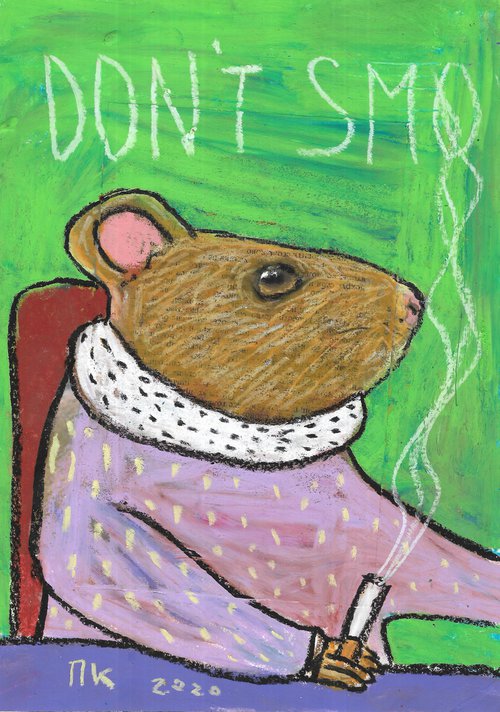 Smoking mouse #6 by Pavel Kuragin