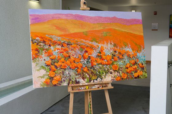 Valley of Poppies, California