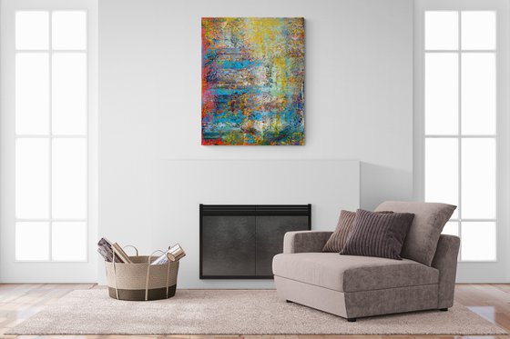 "The Shine" - Original abstract painting Abstract oil painting Canvas art