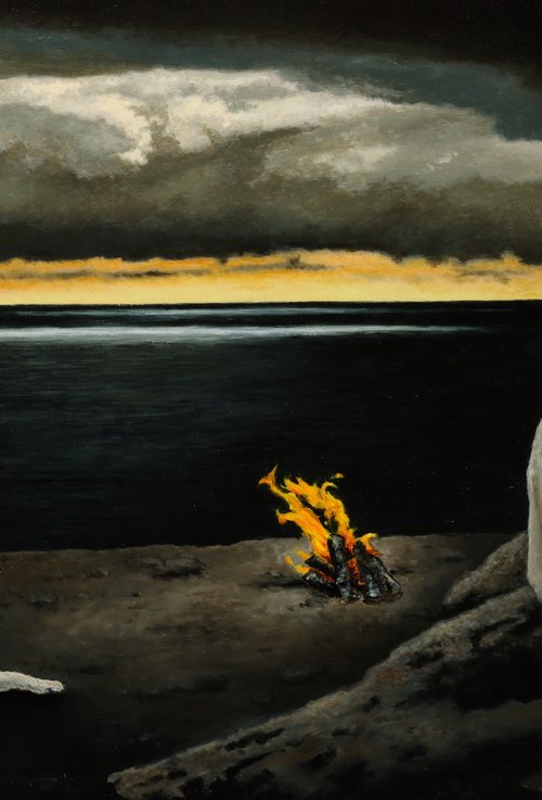 The fire by Oleg Baulin
