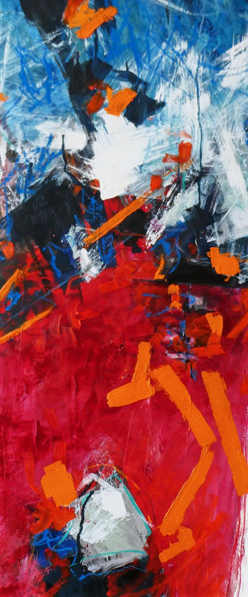 Rough Sea, Looking Down by Irene Wilkes