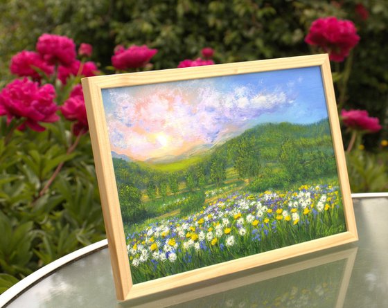 Dandelion field
