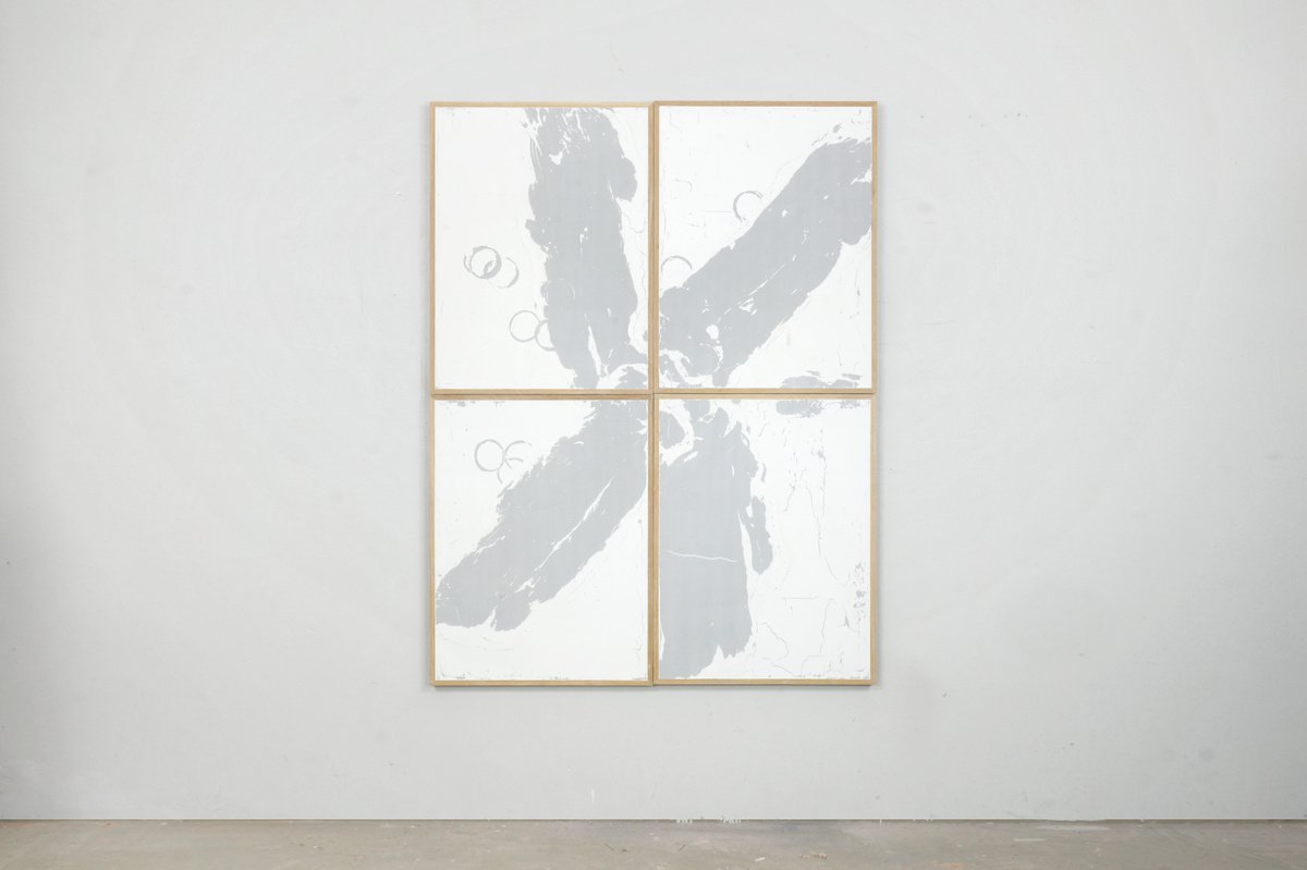 Expressive Abstract Painting By Johan Soderstrom, 50 X 66, #387-90 Capital, Original Artwork