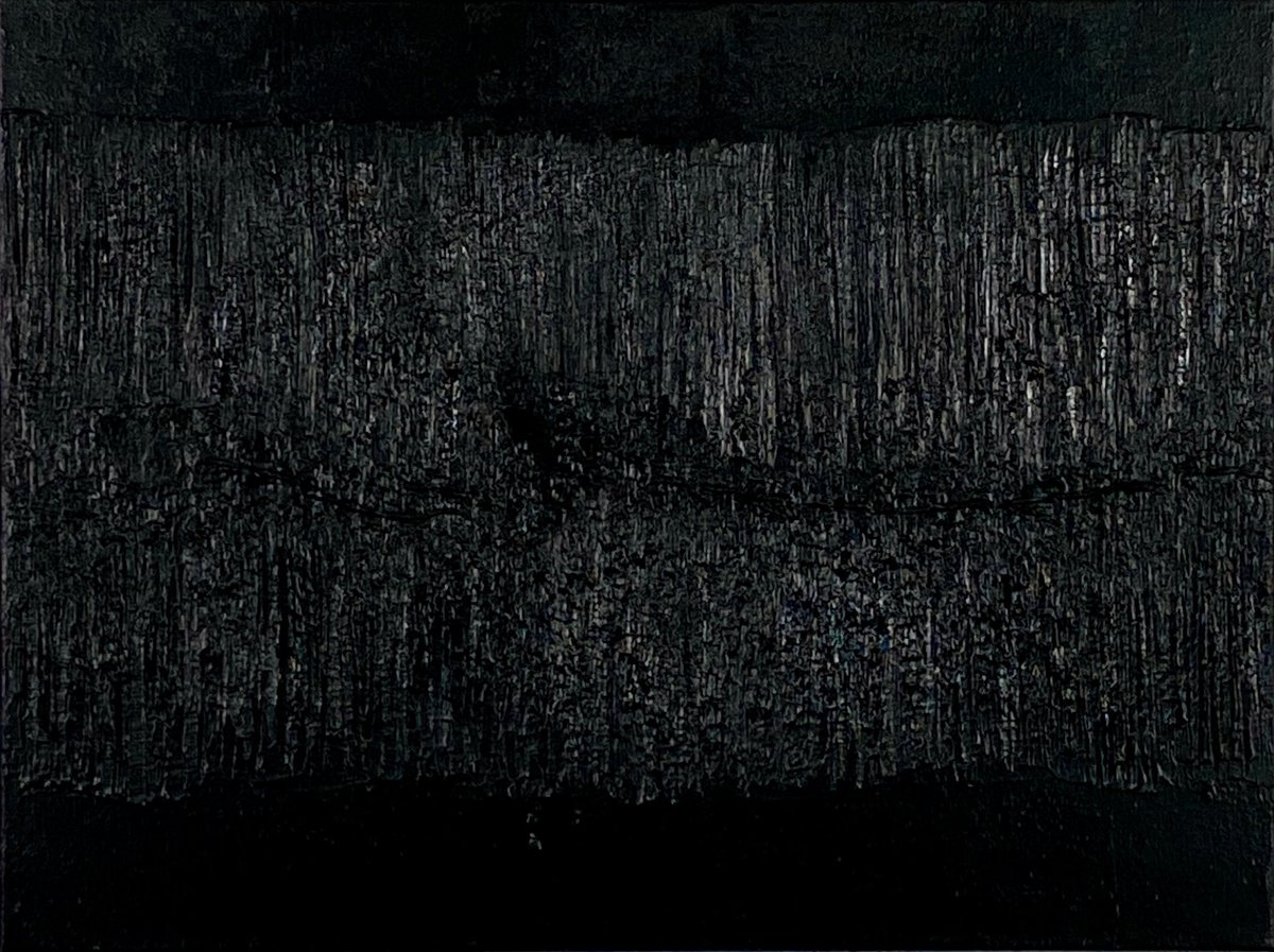 Black Wall no.2172 by Klara Gunnlaugsdottir