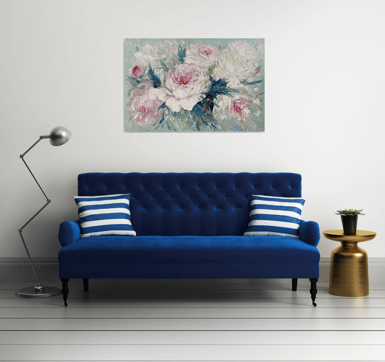 The Gentle Breath of Peonies