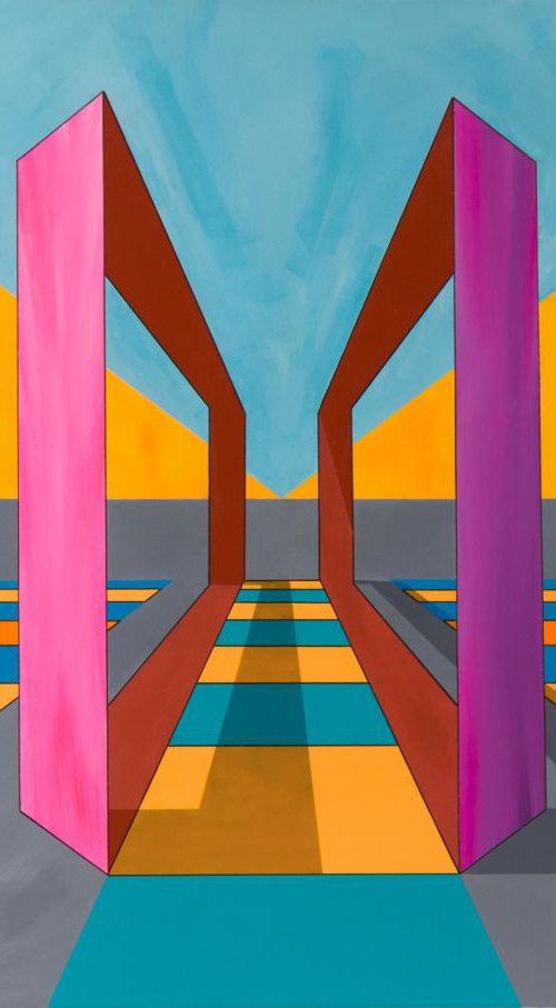 "The Gates Of The Unconscious: piece 4" by Lili A Phelouzat