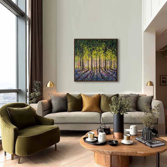 Belgian forest - framed