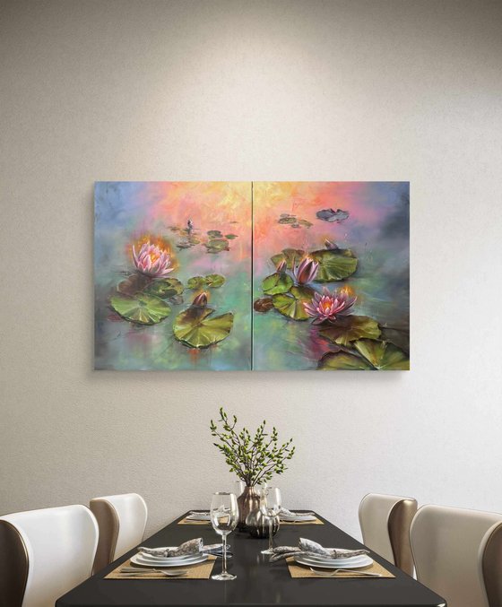 Lilies of Sunrise III & IV