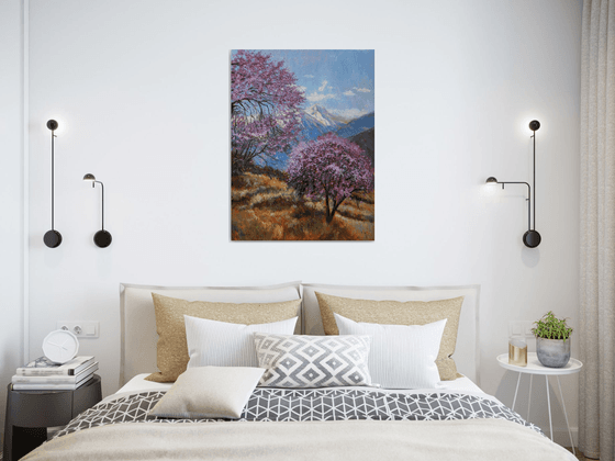Almond Trees in Bloom