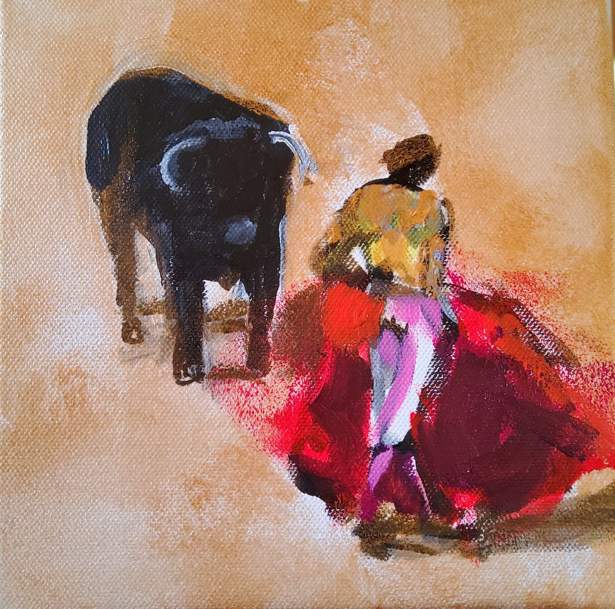 Little tauromaquia 1 by Marina Del Pozo