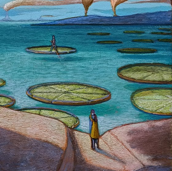 THE GIANT WATER LILIES