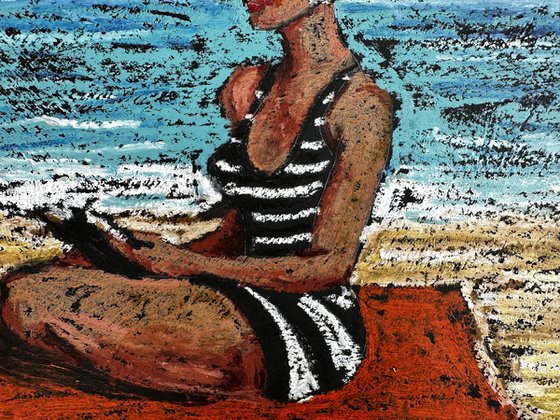 Relaxing on the Beach