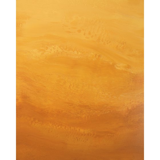 Honey Caramel - Gold Abstract