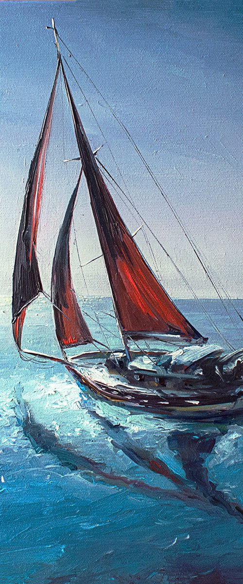Red Sails by Bozhena Fuchs