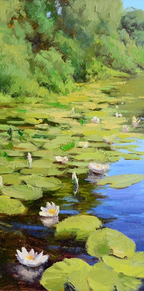 River lilies by Ruslan Kiprych
