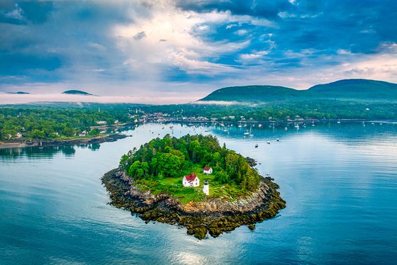 Curtis Island Light, Camden Harbor
