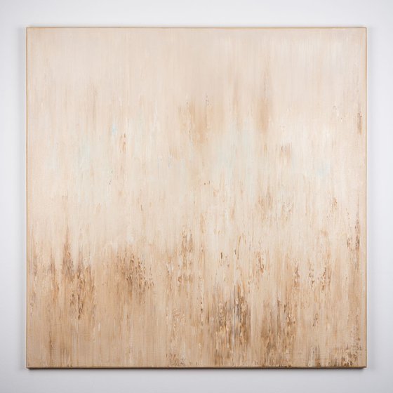 Beige abstract painting ZC683