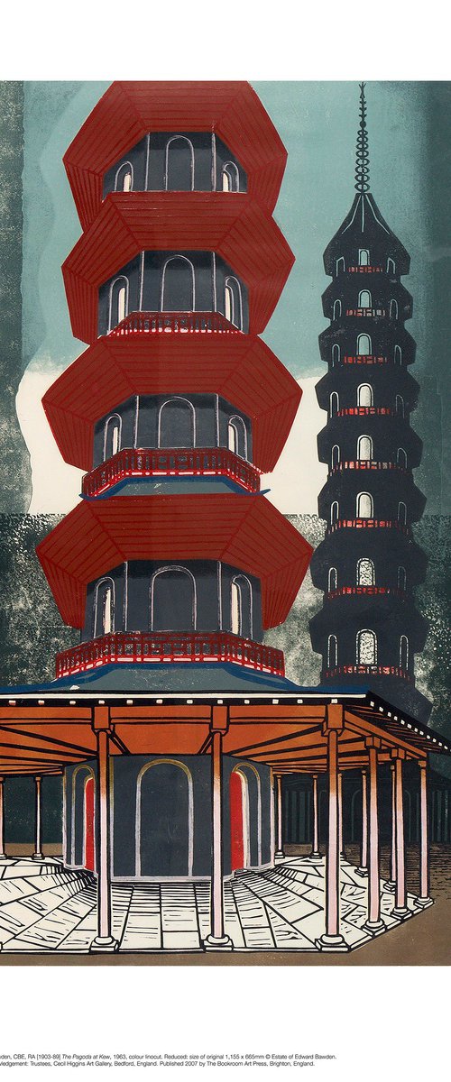 The Pagoda at Kew by Edward Bawden