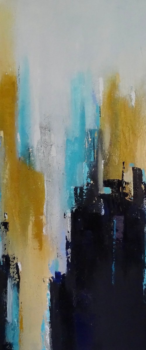 The City Beyond by Mel Davies Original Art
