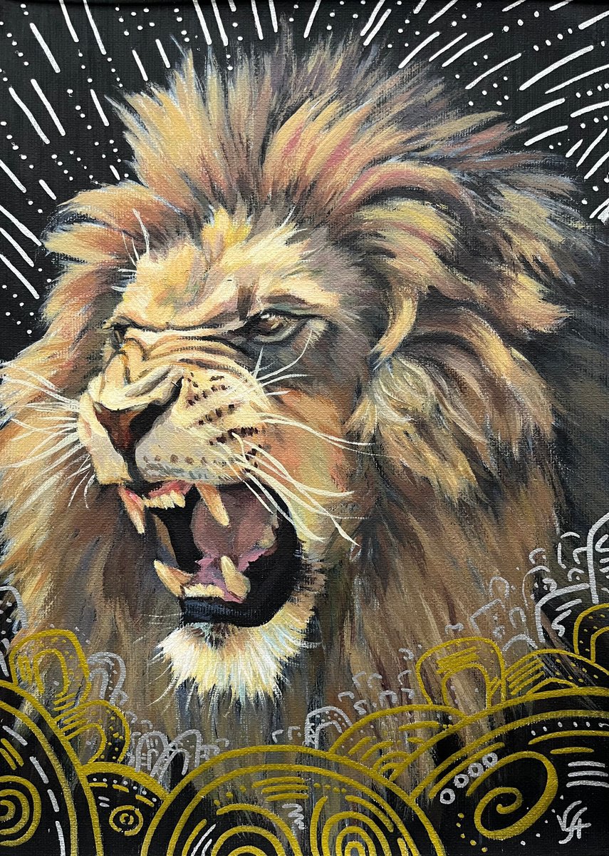 The power of a lion by Alona Vakhmistrova