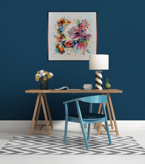 "Flowering Time" FLORAL PAINTING