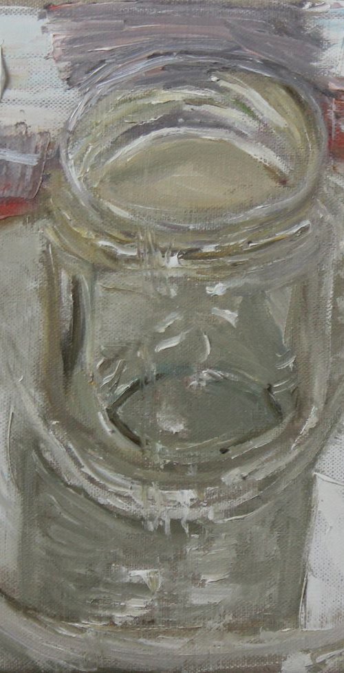Still Life With Glass  and Plate by James Henry Johnston