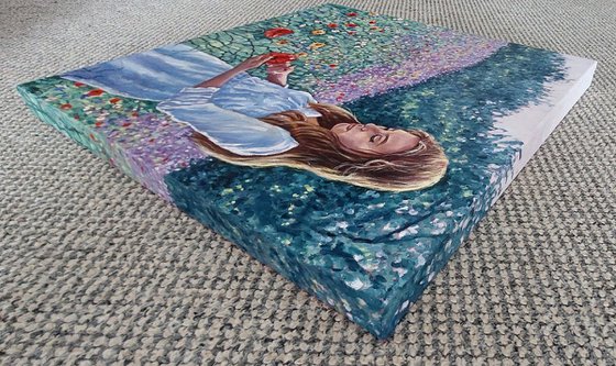 Summer Dreaming - girl in meadow