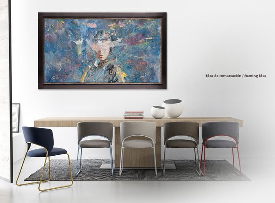 L'une 110 61 x 33.46 in
