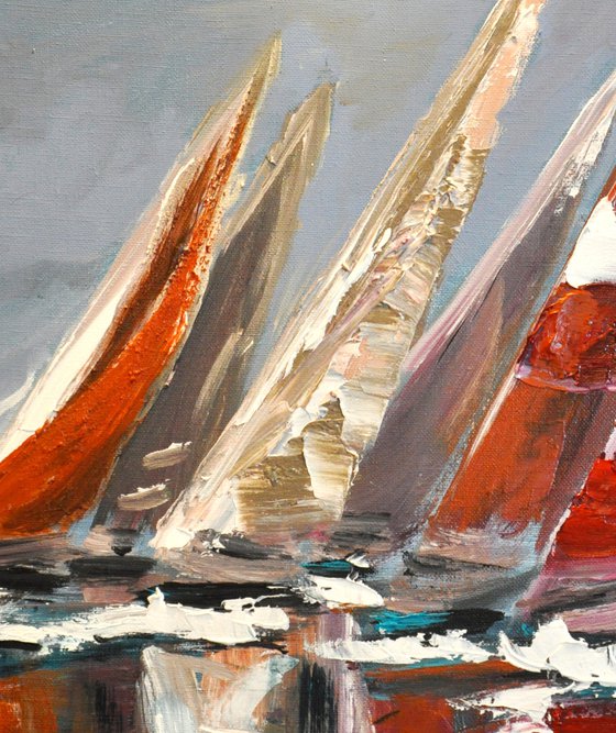 Regatta in red