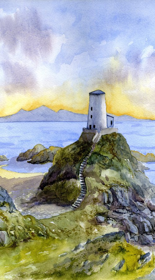 Llanddwyn Lighthouse by Bryn Humphreys