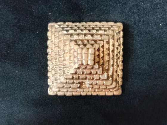 Solid Bronze Pyramid